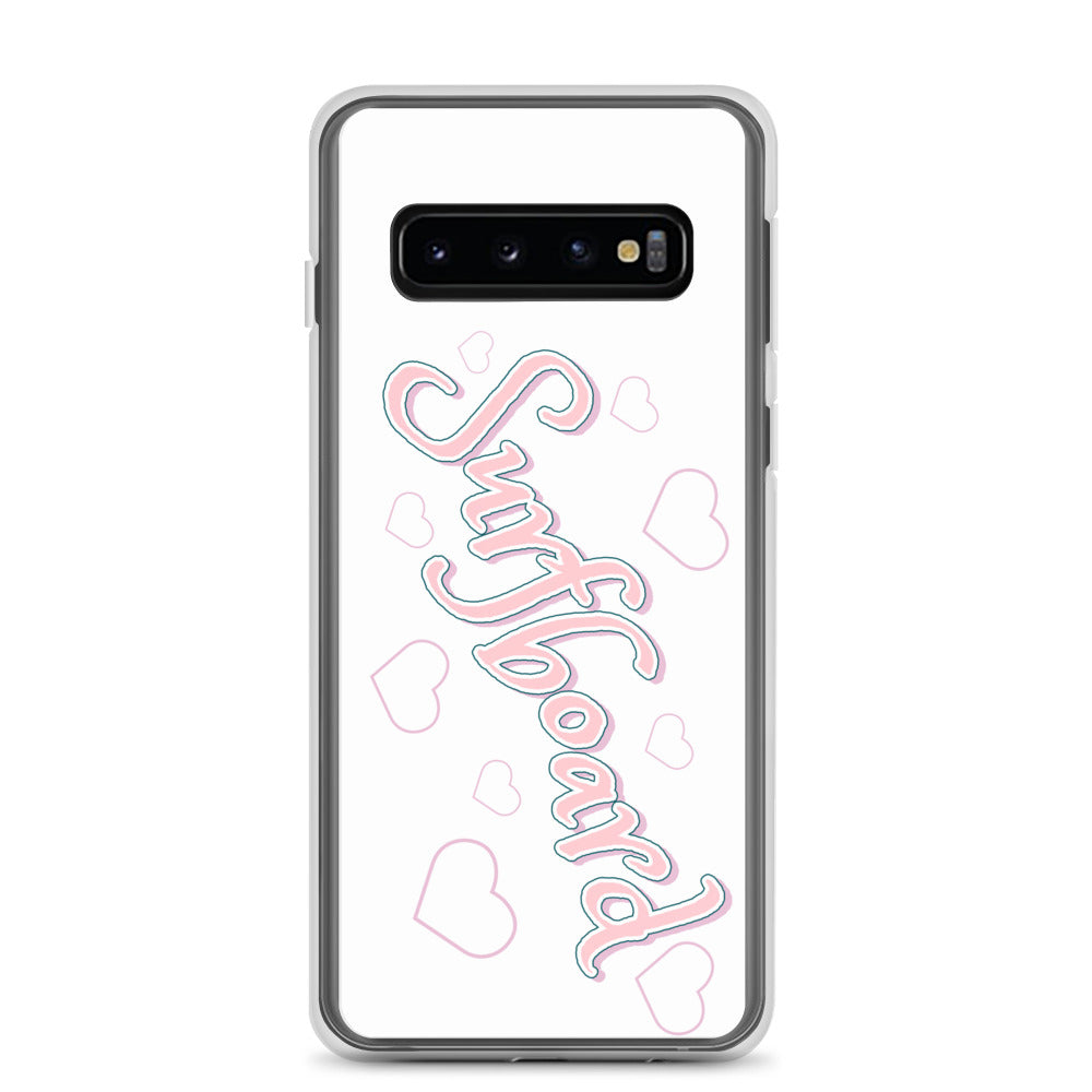 Samsung Hülle - Surfboard Pink
